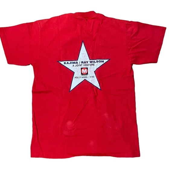 Vintage ONEITA Power T Red Single Stitch T-Shirt - Picture 4 of 11